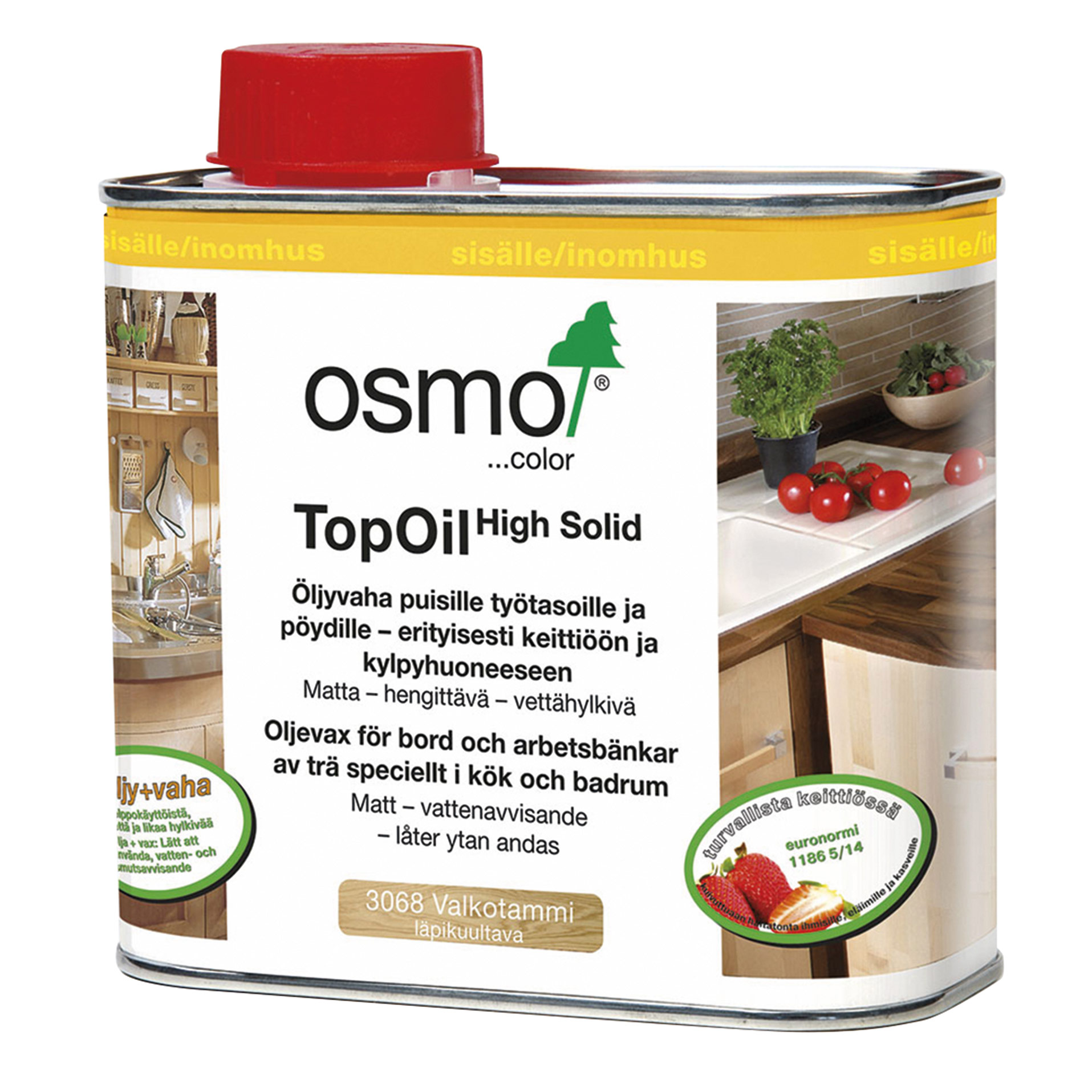 Öljyvaha Osmo Color TopOil 0,5 l valkotammi | STARK verkkokauppa